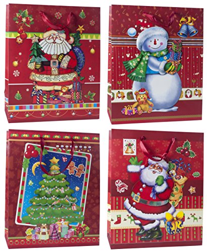 Christmas Gifts 52355 Geschenktasche, Weihnachtsmotiv, 3D, Mehrfarbig, 40 x 18 x 48 cm Christmas Gifts 52355 Geschenktasche, Weihnachtsmotiv, 3D, Mehrfarbig, 40 x 18 x 48 cm von Christmas Gifts