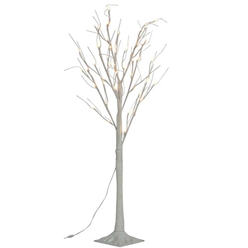 LED Baum Glitter 120cm 48LED warmweiss Lichterbaum Deko Lichterzweig Weihnachten von Christmas gift