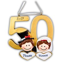 50-Jähriges Jubiläum Weihnachtsverzierung Handgefertigtes Goldenes Des Paares Personalisierte Verzierung Weihnachtsgeschenk Namen Paar 50-Jähriges Jubiläum Weihnachtsverzierung Handgefertigtes Goldenes Des Paares Personalisierte Verzierung Weihnachtsgeschenk Namen Paar von ChristmasKeepsake