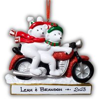 Biker Paar Geschenk Eisbär Personalisierte Weihnachtsverzierung Handgemachtes Kundengebundenes Feiertagsgeschenk-Paare 1. Weihnachtsbaumdekoration Biker Paar Geschenk Eisbär Personalisierte Weihnachtsverzierung Handgemachtes Kundengebundenes Feiertagsgeschenk-Paare 1. Weihnachtsbaumdekoration von ChristmasKeepsake
