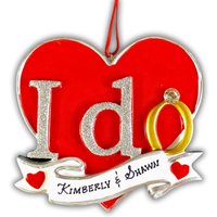 Personalisierte Jungvermählten Weihnachtsverzierung | Erstes Weihnachtsandenken Personalisierte Jungvermählten Weihnachtsverzierung | Erstes Weihnachtsandenken von ChristmasKeepsake