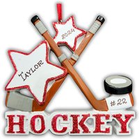 Handgestricktes Hockey Ornament Für Männer Und Frauen Personalisiertes Weihnachtsgeschenk Handgestricktes Hockey Ornament Für Männer Und Frauen Personalisiertes Weihnachtsgeschenk von ChristmasKeepsake