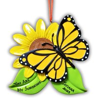 Sonnenblume Personalisierte Geschenk Schmetterling Handgemachte Individuelle Weihnachtsbaum Ornament Positive Motivation Weihnachtsgeschenk Sonnenblume Personalisierte Geschenk Schmetterling Handgemachte Individuelle Weihnachtsbaum Ornament Positive Motivation Weihnachtsgeschenk von ChristmasKeepsake