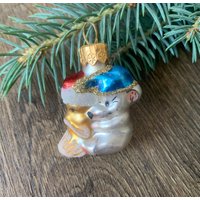 Maus Mit Mond Christbaumschmuck Vintage Weihnachtsbaumschmuck Weihnachtsgeschenke Weihnachtsbaum Weihnachten von ChristmasboxStore