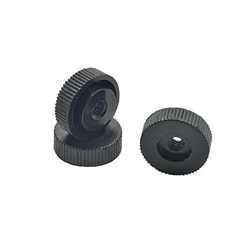 10x Rändelmutter M4 Schwarz Kunststoff PA 6.6 Abstandsmutter d.15mm H.6mm Distansmutter mit Innengewinde u. Steg 10x Rändelmutter M4 Schwarz Kunststoff PA 6.6 Abstandsmutter d.15mm H.6mm Distansmutter mit Innengewinde u. Steg von Christoph Palme Leuchten