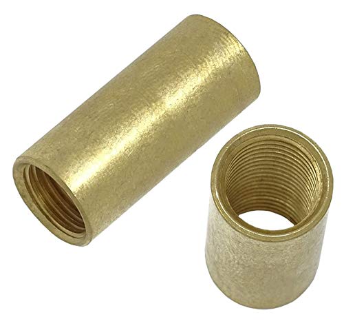 2 Stück Messing Muffe 12x30mm M10x1 Verbindungs-Muffe Gewinderohr ISO-Feingewinde 13-5 roh 2 Stück Messing Muffe 12x30mm M10x1 Verbindungs-Muffe Gewinderohr ISO-Feingewinde 13-5 roh von Christoph Palme Leuchten