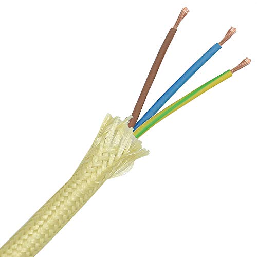 3m Stoffkabel Champagner Gold 3x0,75qmm 3G Textilkabel Lampenkabel Leuchtenkabel Kabel Stromkabel umsponnen 3m Stoffkabel Champagner Gold 3x0,75qmm 3G Textilkabel Lampenkabel Leuchtenkabel Kabel Stromkabel umsponnen von Christoph Palme Leuchten