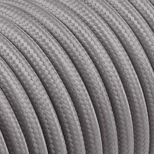 3m Textilkabel Anthrazit Unifarben 3x0,75qmm 3G Kabel Lampenkabel Stoffkabel Stromkabel umsponnen max. 300V 3m Textilkabel Anthrazit Unifarben 3x0,75qmm 3G Kabel Lampenkabel Stoffkabel Stromkabel umsponnen max. 300V von Christoph Palme Leuchten