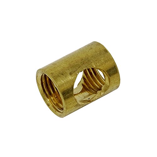 Auslass Muffe 2 Stück M10x1 ø 12x15mm seitliche Ovallöcher Röhrchen Gewinderohr Rohr Feingewinde Anschlussrohr Messing roh Auslass Muffe 2 Stück M10x1 ø 12x15mm seitliche Ovallöcher Röhrchen Gewinderohr Rohr Feingewinde Anschlussrohr Messing roh von Christoph Palme Leuchten