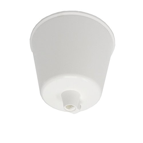Baldachin Weiß glänzend Kunststoff mit Feststellschraube für Zuleitung Lampenkabel Pendelleuchte Leuchtentopf Lampentopf Deckentopf ø 92mm H. 70mm Baldachin Weiß glänzend Kunststoff mit Feststellschraube für Zuleitung Lampenkabel Pendelleuchte Leuchtentopf Lampentopf Deckentopf ø 92mm H. 70mm von Christoph Palme Leuchten