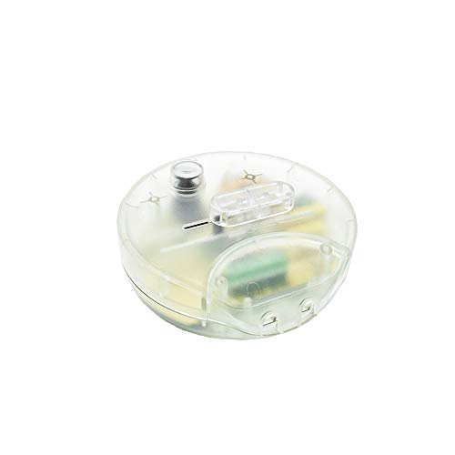 Fußdimmer 60-300W Transparent Rund Universal-Dimmer Schnur-Zwischendimmer Dimmer für Halogenlampen und Glühlampen 230V Mod. 1012T von Christoph Palme Leuchten