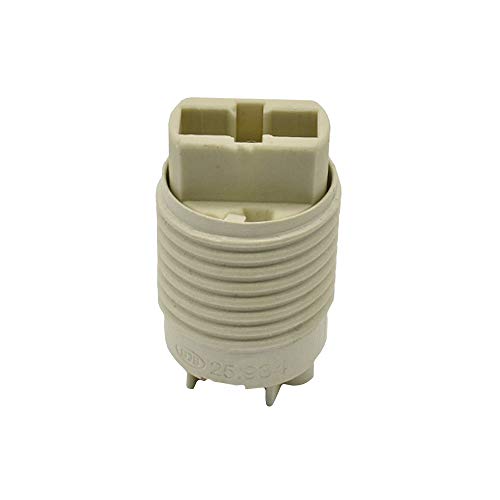 G9 Fassung Halogenlampenfassung mit rückseitigem Steckanschluss und Isolierhaube M10x1 Außengewinde 20,8x2mm von Christoph Palme Leuchten