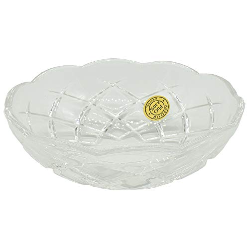 Bleikristall Bobeche Ø 120mm Kristallklar – Lichtschale 24% PbO Tropfschale für Kronleuchter, Kerzenleuchten und Kristall Sonnenfänger von Christoph Palme Leuchten