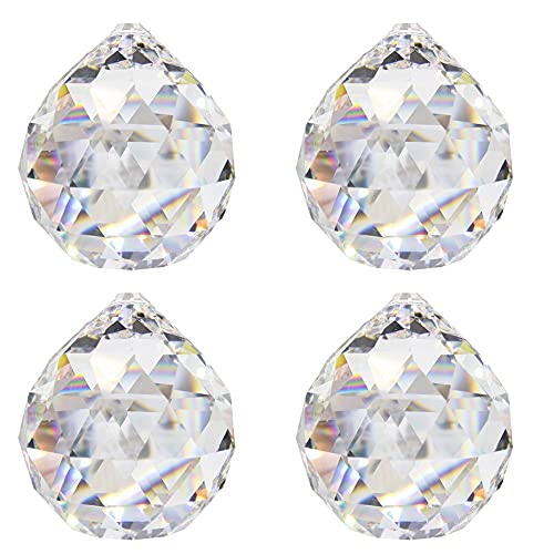 4X Kristallkugel 20 mm Brilliance facettiert Hochbleikristall mit 1-Loch-Aufhängung Sonnenfänger zum aufhängen Fensterdeko für Feng Shui 4X Kristallkugel 20 mm Brilliance facettiert Hochbleikristall mit 1-Loch-Aufhängung Sonnenfänger zum aufhängen Fensterdeko für Feng Shui von Christoph Palme Leuchten