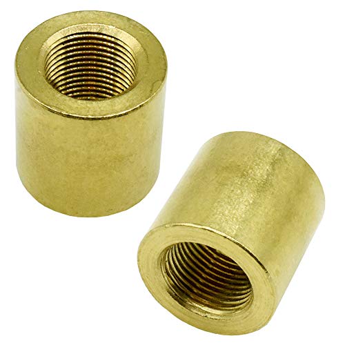 Messing Verbindungs-Muffe 20 x 20 mm, M13x1 Feingewinde, 2 Stück, Innengewinde, Roh Messing Verbindungs-Muffe 20 x 20 mm, M13x1 Feingewinde, 2 Stück, Innengewinde, Roh von Christoph Palme Leuchten