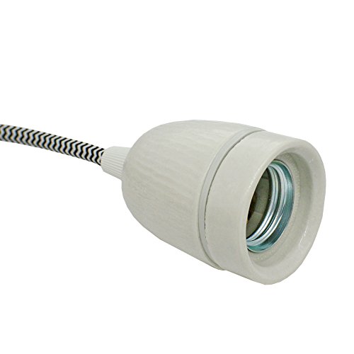 Porzellanfassung E27 Weiß inkl. Zugentlaster Fassung Keramikfassung Retrofassung für Hängeleuchten und Pendelleuchten DIY Porzellanfassung E27 Weiß inkl. Zugentlaster Fassung Keramikfassung Retrofassung für Hängeleuchten und Pendelleuchten DIY von Christoph Palme Leuchten