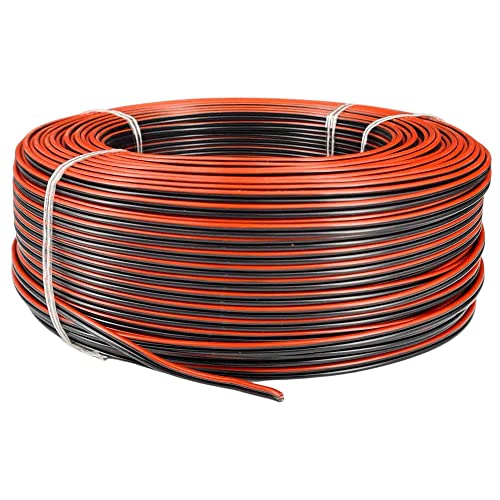 10m Doppel-Litze LIYZ 2x0,50 mm² Rot + Schwarz flex 2G Flachleitung für LED Leuchten und Elektrogeräte Kabel Boxenkabel von Christoph Palme
