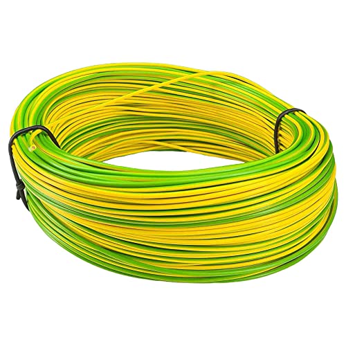 10m Litzenkabel 1x0,75 H05V2-K flexibel PVC Einzellitze 1G 0,75mm² (Grün/Gelb) von Christoph Palme