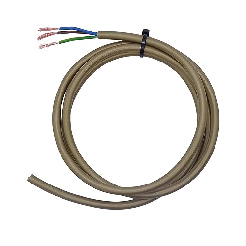 4m Stromkabel 3x0,75mm² 3G H05VV-F Schlauchleitung PVC Kabel (Gold) von Christoph Palme