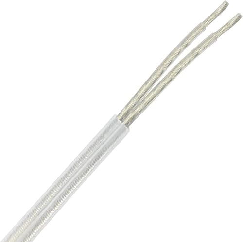 5m Kabel Transparent 2x0,75mm² 2G isolierte Leitung rund Leuchtenkabel Lampenkabel Strom-Kabel Rundkabel Adern gerade von Christoph Palme