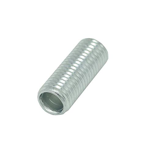 5x Gewinderohr M8x1 L. 20mm ISO-Feingewinde 13-5 verzinkt Anschlussrohr Stahlrohr mit Rohr-Gewinde rund von Christoph Palme