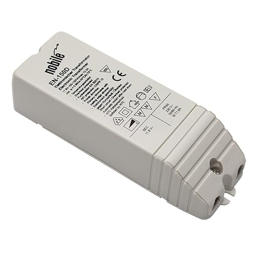 Hochwertiger 12V Halogen Transformator 50-150W | NOBILE EN-150 D für NV-Halogen Lampen Dimmbar und zuverlässig von Christoph Palme