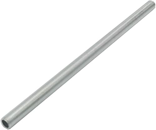 FE Gewinderohr M10x1 x 200mm verzinkt Lampenrohr Anschlussrohr Stahlrohr mit Rohr-Gewinde Feingewinde von Christoph Palme