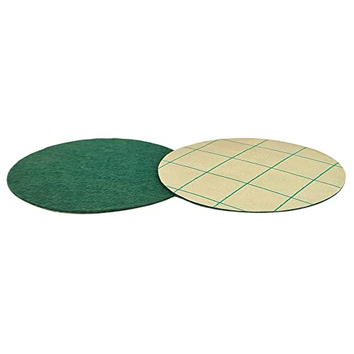 Filzronde selbstklebend Grün Ø 10-200 mm Filzgleiter Filz für Tischleuchten und Stehleuchten (ø 20mm) von Christoph Palme