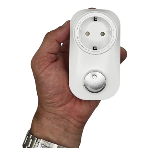 LED Steckerdimmer 4–200W VA für LED und Glühlampen Plug-in Dimmer mit Drehregler und Softstart 220–240V No.6601 von Christoph Palme