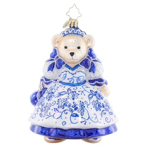 Christopher Radko Handgefertigter europäischer Glas-Weihnachtsbaumschmuck, Chinoiserie Muffy von Christopher Radko
