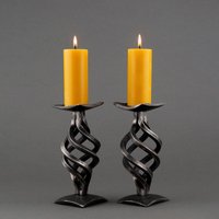Swirl Kerzenständer | Handgeschmiedet Christopher Thomson Eisenhütte von ChristopherThomson