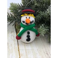 Polymer Clay Schneemann von ChristysCornerShop