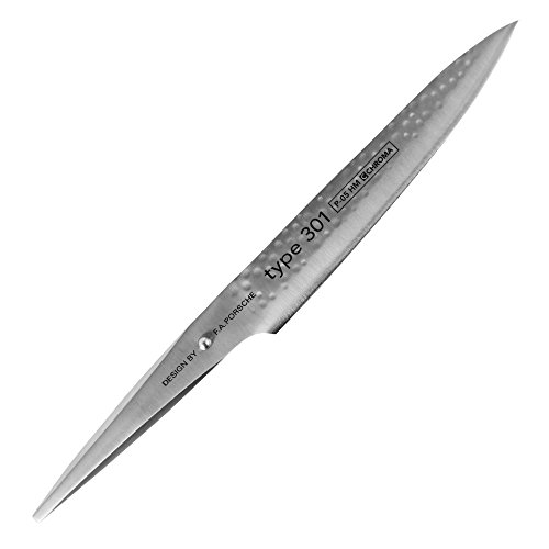 Chroma P05Hm Tranchiermesser, gehämmerte Oberfläche, Küchenbesteck, 20,3 cm, mehrfarbig von Chroma