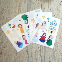Princess Sticker Sheet Pack Von Chromantics Princess Sticker Sheet Pack Von Chromantics von Chromantics