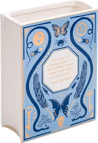 Bibliophile Ceramic Vase: Collected Curiosities Illustrated by Jane Mount von Chronicle Books