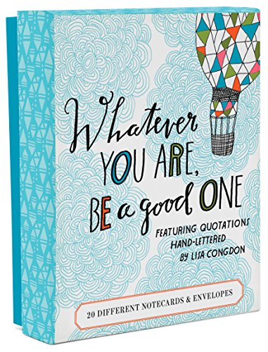 Chronicle Books Whatever You Are, Be a Good One Notes: 20 Different Notecards & Envelopes von Chronicle Books
