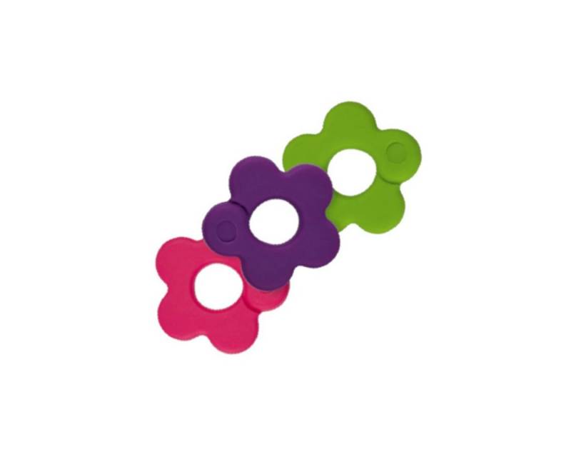 Chrysal Gartenpflege-Set Flower Flex Clip, Orchideenclips 3er Set violett/grün/pink von Chrysal
