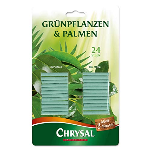 Chrysal Grünpflanzen & Palmen Düngestäbchen - 24 Stück von Chrysal
