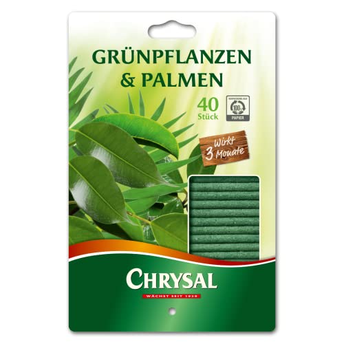 Chrysal Grünpflanzen & Palmen Düngestäbchen - 40 Stück von Chrysal