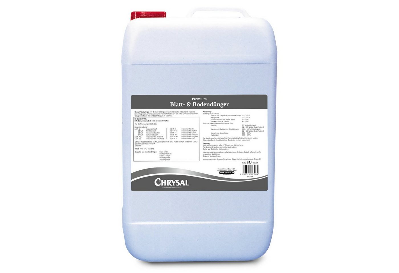 Chrysal Pflanzendünger Premium Blatt- und Bodendünger - 20 Liter von Chrysal