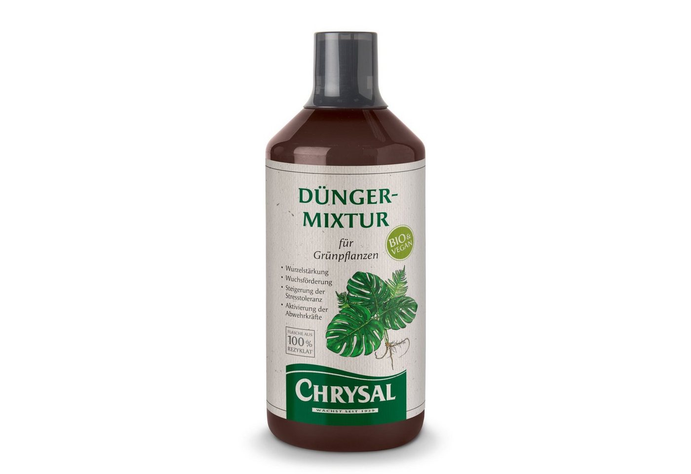 Chrysal Pflanzendünger Vegane Bio-Dünger-Mixtur für alle Grünpflanzen - 1000 ml von Chrysal