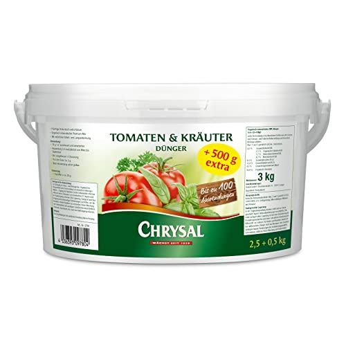 Chrysal Tomaten und Kräuter Dünger - Aktion 2,5 kg + 500 g extra von Chrysal