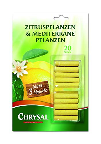 Chrysal Zitrus- & Mediterrane Pflanzen Düngestäbchen 20 Stück von Chrysal