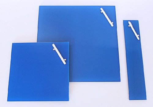 Chrystallo CORKLINE Glas MAGNETTAFEL blau 35x35 NEU PINNWAND MAGNETBOARD MEMOBOARD von Chrystallo