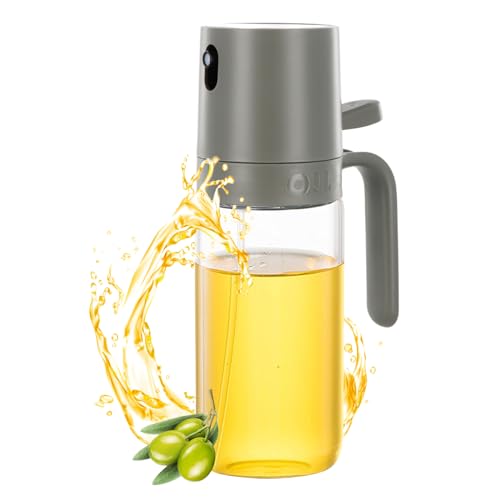 Chstarina 250ml Ölsprüher für Speiseöl, Olivenöl Sprühflasche, Glas Ölsprüher für Heißluftfritteuse,zum Küche Kochen, Essig und Öl Sprüher, für Grillen Salat Backen von Chstarina
