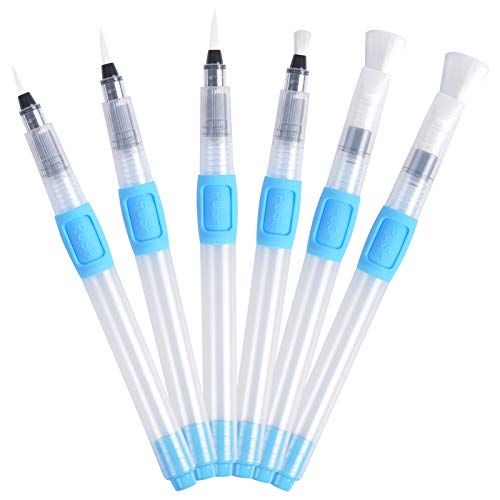 Chstarina 6 Stück Wassertankpinsel,Wasserpinsel Water Brush Pen Pinsel Mit Wassertank,Acryl Pinsel Aquarellstifte Aquarellpinsel Aquarell Pinsel Set Wasser Pinselstifte füR Aquarellmalerei Chstarina 6 Stück Wassertankpinsel,Wasserpinsel Water Brush Pen Pinsel Mit Wassertank,Acryl Pinsel Aquarellstifte Aquarellpinsel Aquarell Pinsel Set Wasser Pinselstifte füR Aquarellmalerei von Chstarina