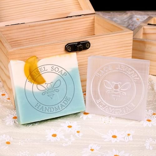 Acryl-Seifenstempelform – individueller Seifenstempel, individuelle handgefertigte Stempel, natürliche Seifenherstellung von Chu6an6d