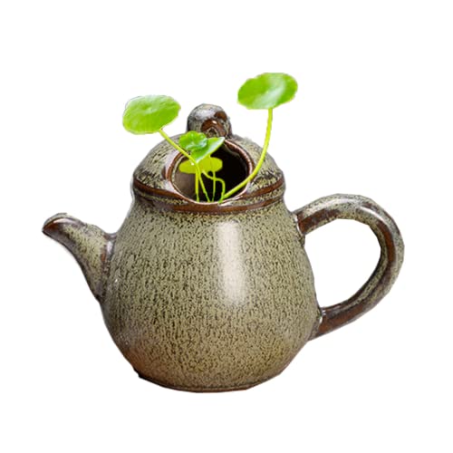 ChuShengQ Antikes Sammlerstück Vasen Mini-Keramik-Blumenvasen – Büro Desktop Vase Handwerk – Mikrolandschaft Vasen Ornament für Zuhause Büro Kunst Vasen Geschenk #1 von ChuShengQ