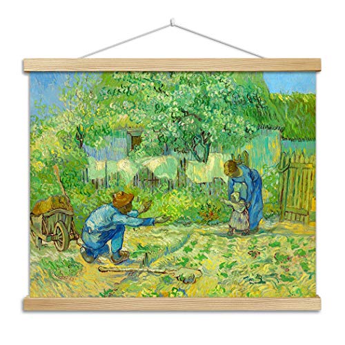 ChuShengQ Landschafts-Ölgemälde von Van Gogh, berühmte Wandkunst, Bild für Heimdekor, Kunstgemälde mit Holzschnörkel, Geschenk, erste Schritte, 40 x 30 cm ChuShengQ Landschafts-Ölgemälde von Van Gogh, berühmte Wandkunst, Bild für Heimdekor, Kunstgemälde mit Holzschnörkel, Geschenk, erste Schritte, 40 x 30 cm von ChuShengQ