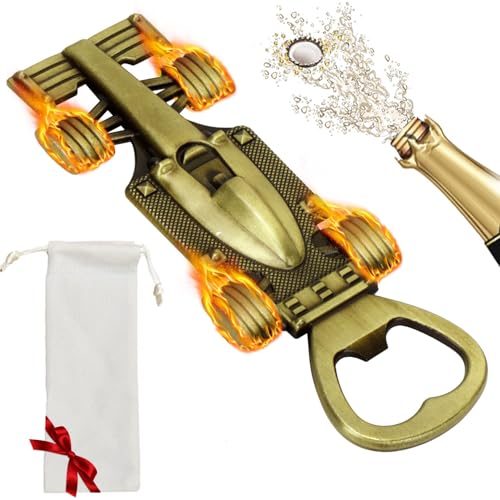 Bier Flaschenöffner Geschenke für Männer, Rennwagen Bieröffner, Kreativer Biergeschenk Kapselheber, Bierflaschenöffner, Geburtstagsgeschenk für Ehemann Freund Herren, Geschenke für Vatertag Papa Opa von Chuainxin